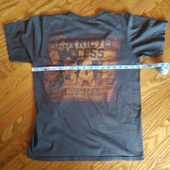 Black Antler Men's Medium Short Sleeve T-Shirt - Picture 5 of 8